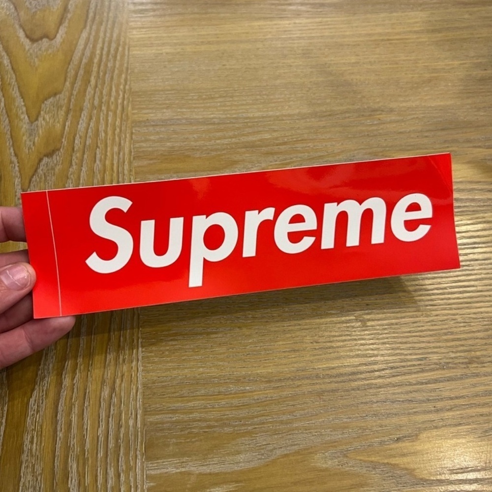 Supreme Red Camera Bag & Sticker NWT - Picture 7 of 7